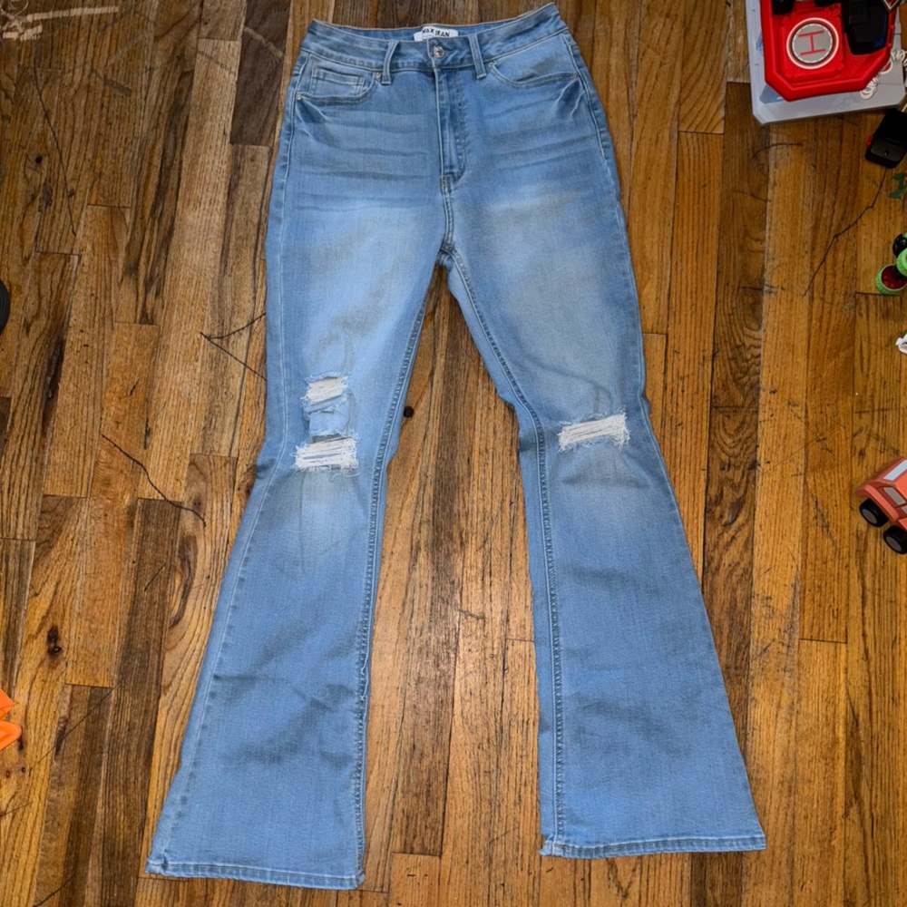 Wax Jean Light Blue Flare Jeans